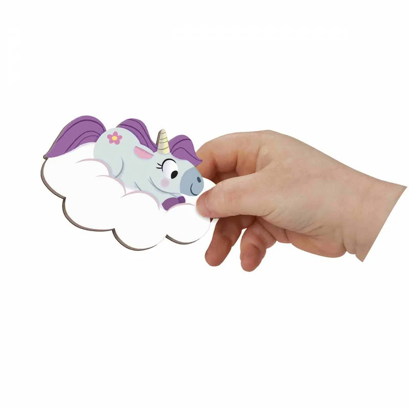 Libro magnetico per bambini a tema unicorni con 30 magneti, adatto dai 3 anni in su